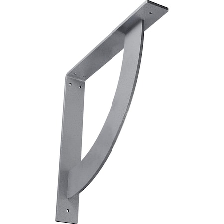 Ekena Millwork Bulwark Steel Bracket, Hammered Light Blue 2"W x 14"D x 14"H BKTM02X14X14BUHLB